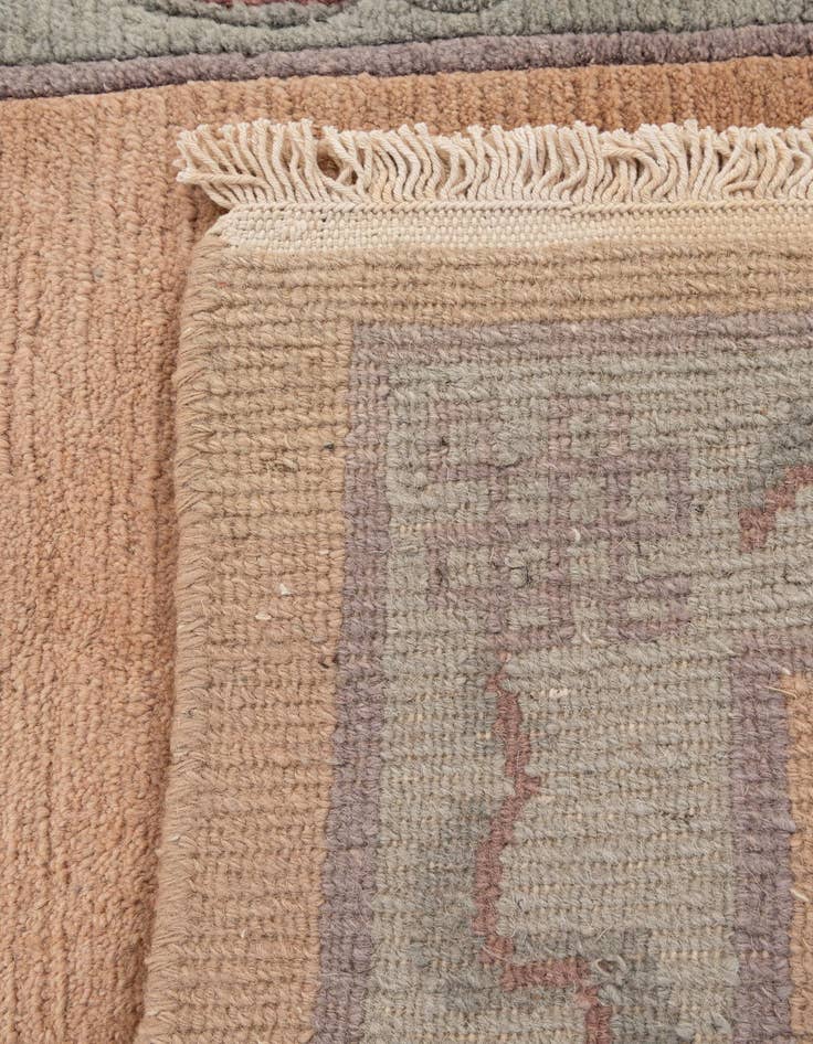 Detail image of  2' 7 x 9' 9  Hand Knotted Tibet Wool Runner Rug