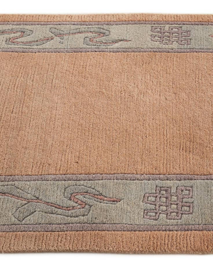 Detail image of  2' 7 x 9' 9  Hand Knotted Tibet Wool Runner Rug