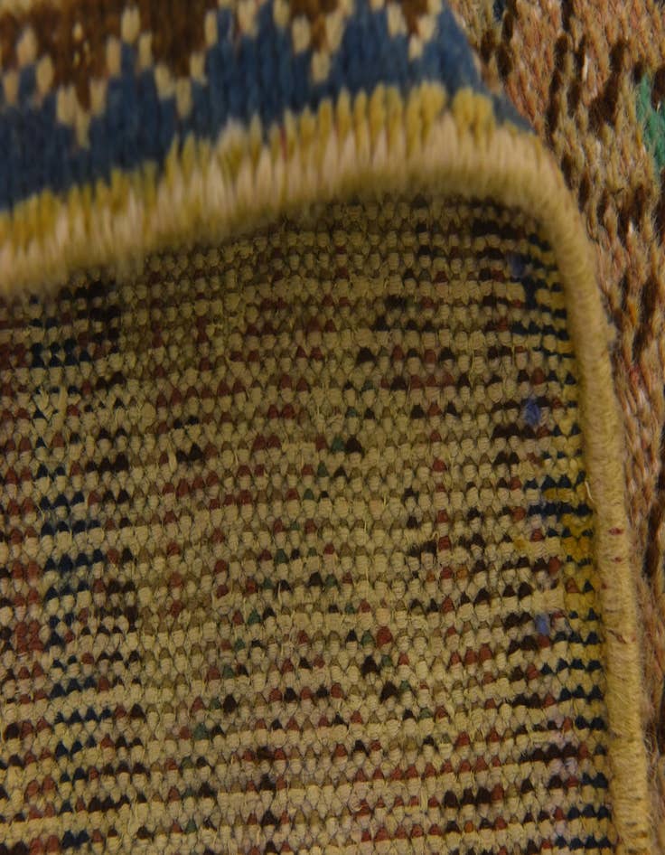 Detail image of  3' 4 x 10' 1  Hand Knotted Ultra Vintage Persian Wool Runner Rug