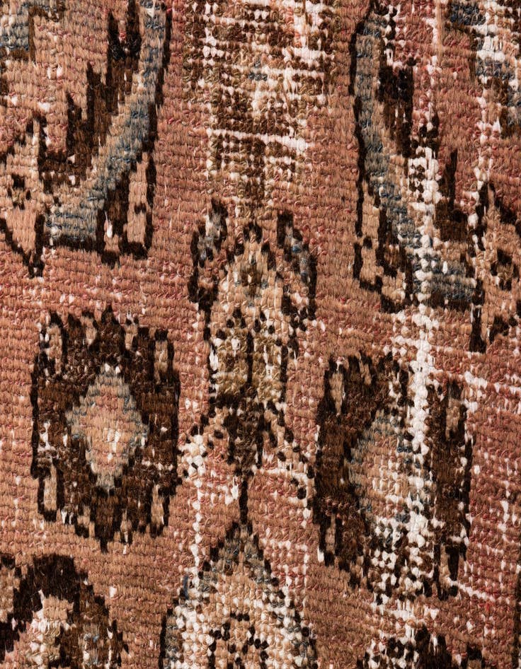 Detail image of  3' 2 x 6' 7  Hand Knotted Ultra Vintage Persian Wool Runner Rug