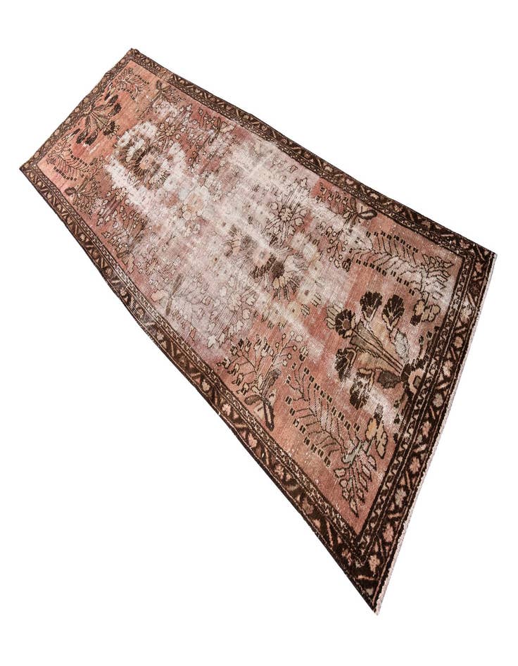 Detail image of  3' 4 x 9' 2  Hand Knotted Ultra Vintage Persian Wool Runner Rug