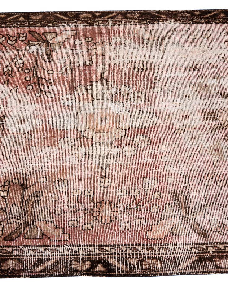 Detail image of  3' 4 x 9' 2  Hand Knotted Ultra Vintage Persian Wool Runner Rug