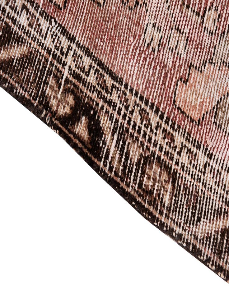 Detail image of  3' 4 x 9' 2  Hand Knotted Ultra Vintage Persian Wool Runner Rug