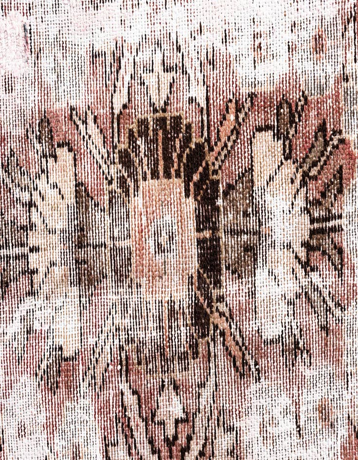 Detail image of  3' 4 x 9' 2  Hand Knotted Ultra Vintage Persian Wool Runner Rug