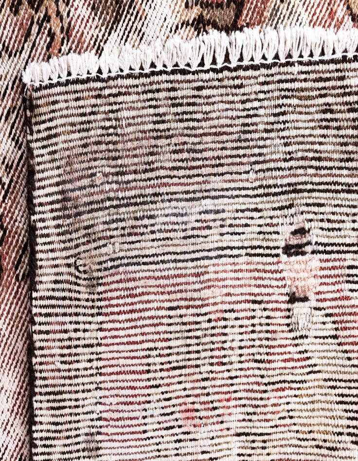 Detail image of  3' 4 x 9' 2  Hand Knotted Ultra Vintage Persian Wool Runner Rug