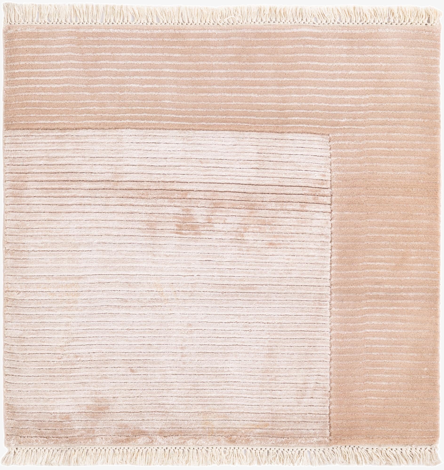  2' 7 x 2' 7  Hand Knotted Darya Wool Square Rug