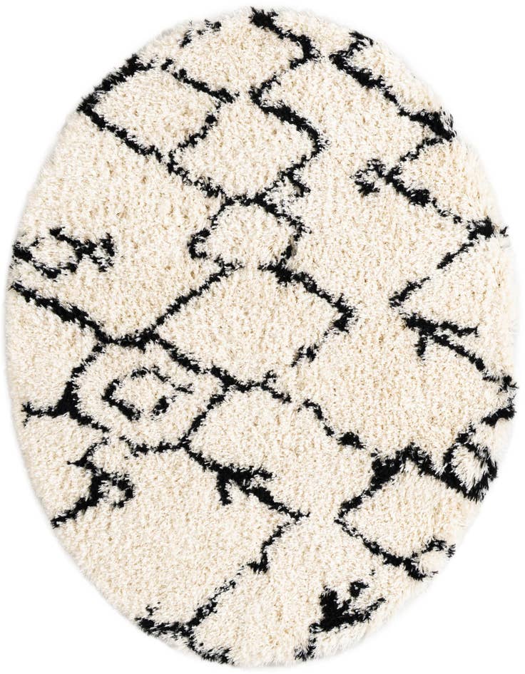 Detail image of  5' x 5' Infinity Shag Round Rug