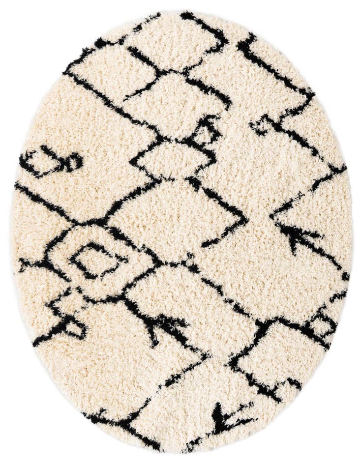 Detail image of  8' x 8' Infinity Shag Round Rug