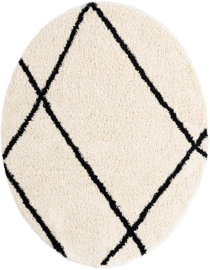 Detail image of  10' x 10' Infinity Shag Round Rug