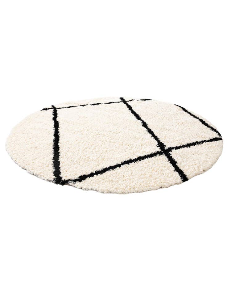 Detail image of  10' x 10' Infinity Shag Round Rug
