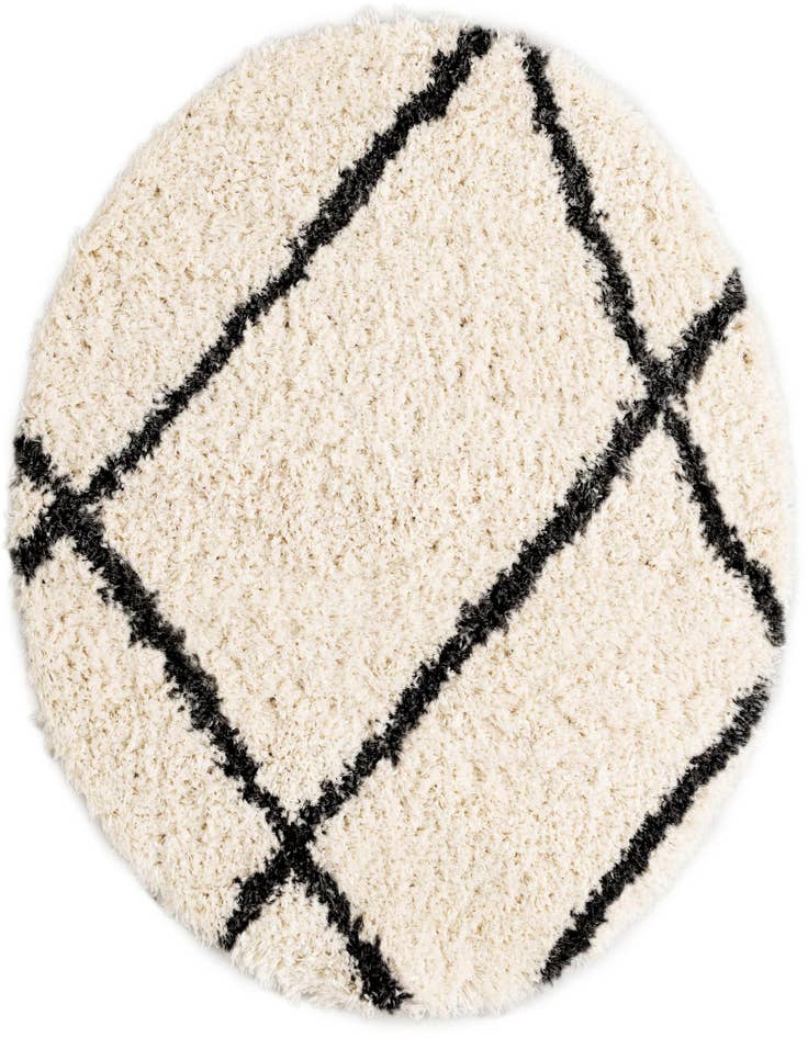 Detail image of  5' x 5' Infinity Shag Round Rug