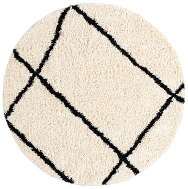  8' x 8' Infinity Shag Round Rug