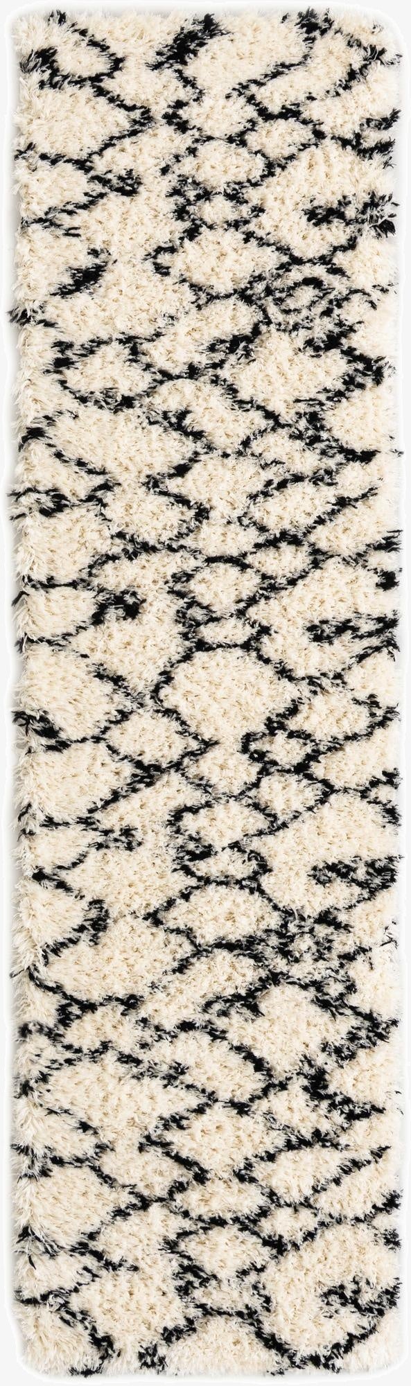  2' 7 x 10' Infinity Shag Runner Rug