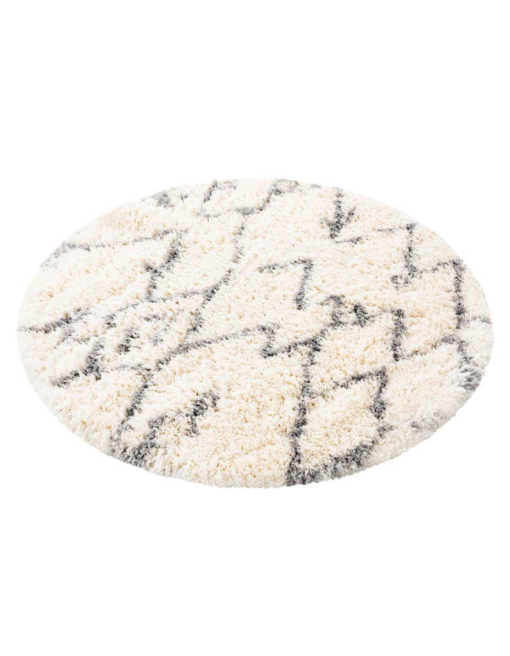 Detail image of  5' x 5' Infinity Shag Round Rug