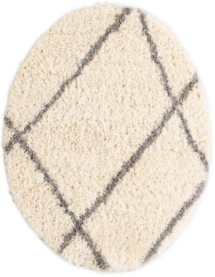 Detail image of  5' x 5' Infinity Shag Round Rug