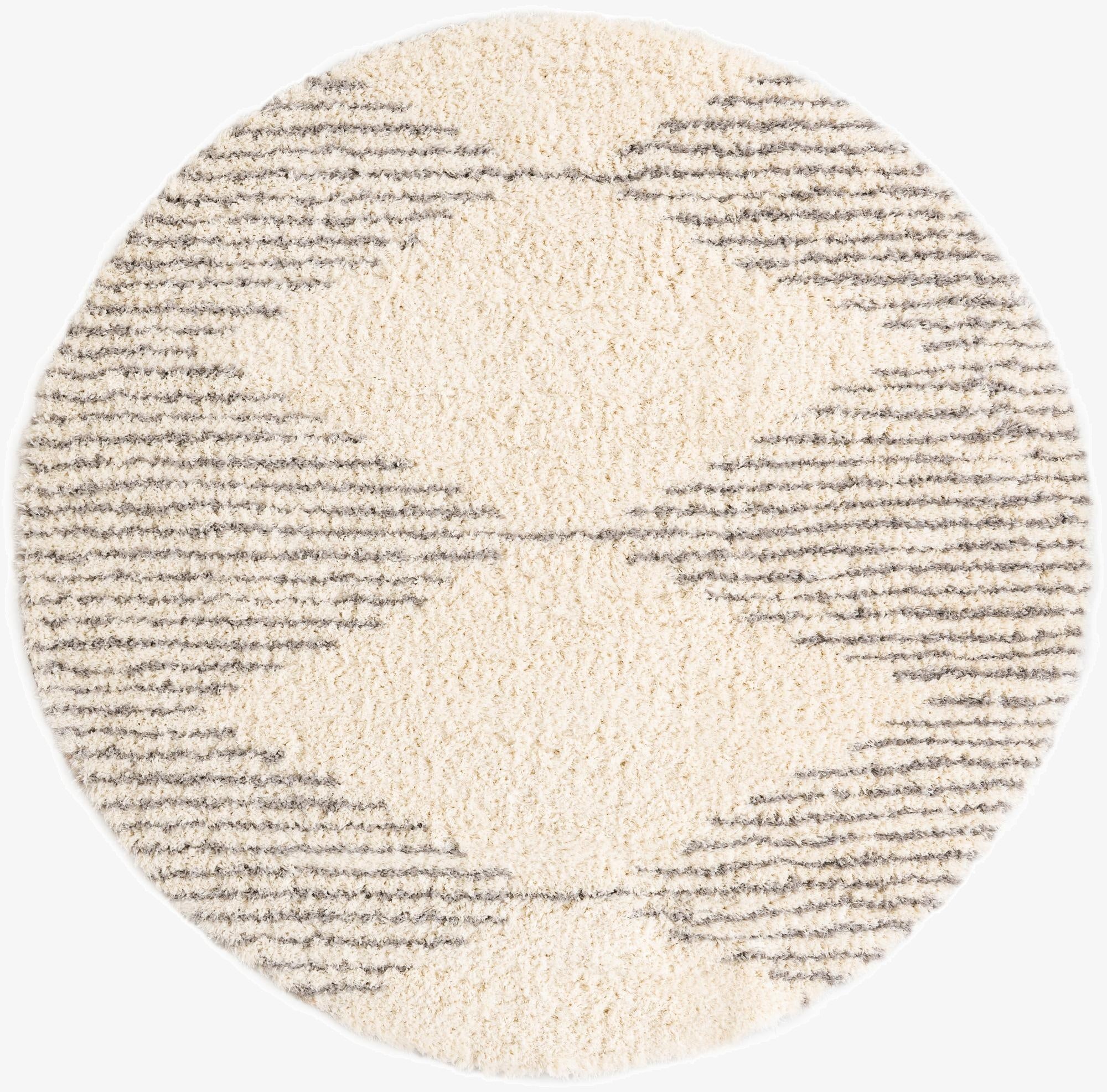  10' x 10' Infinity Shag Round Rug