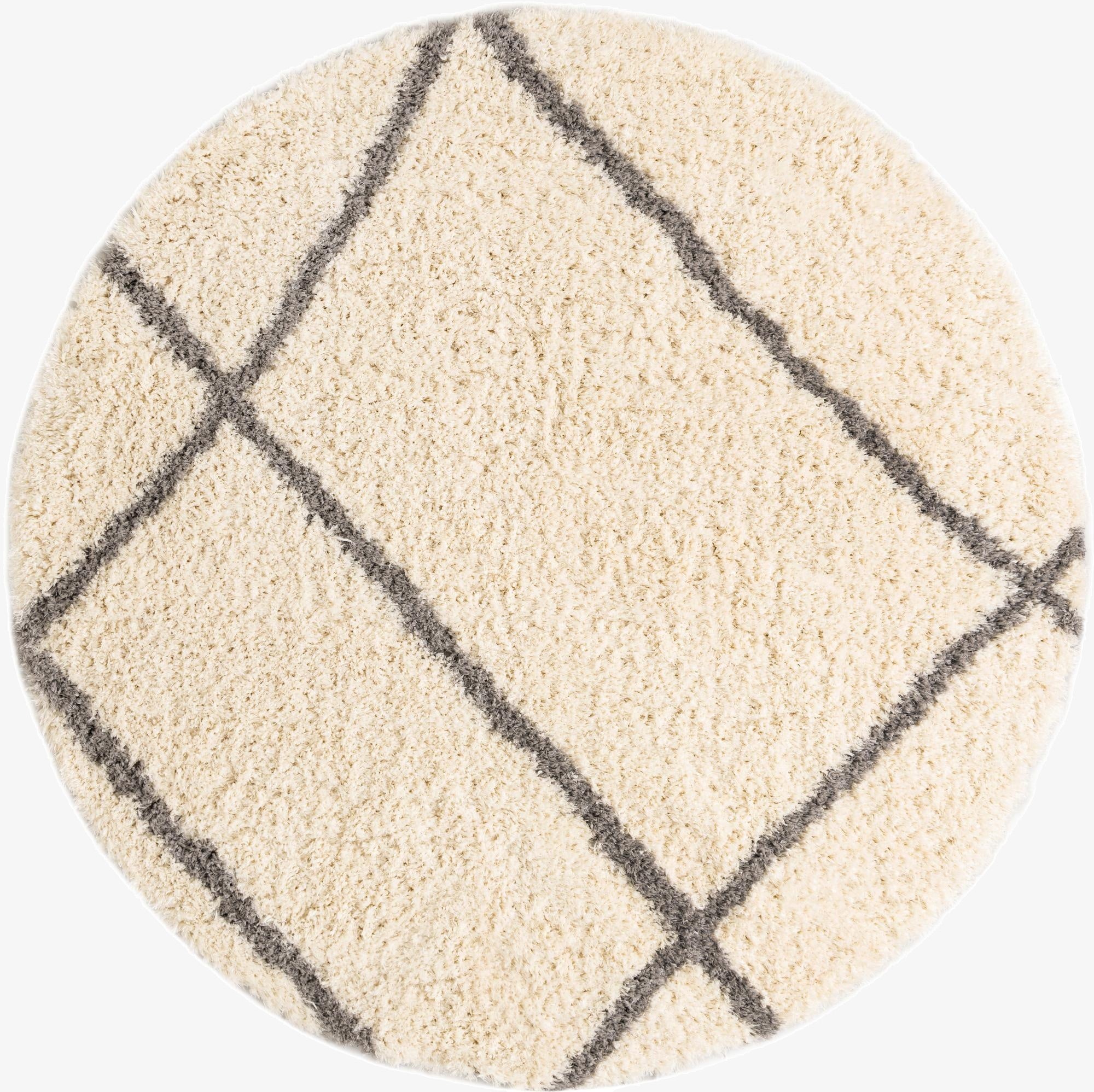  8' x 8' Infinity Shag Round Rug