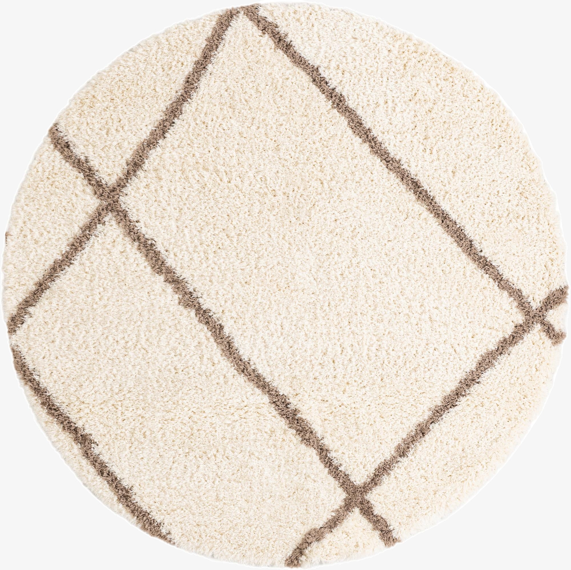  10' x 10' Infinity Shag Round Rug