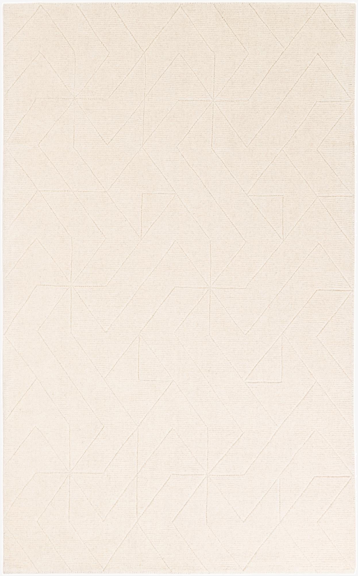  5' 1 x 8' WoolCraft Geometric Rug