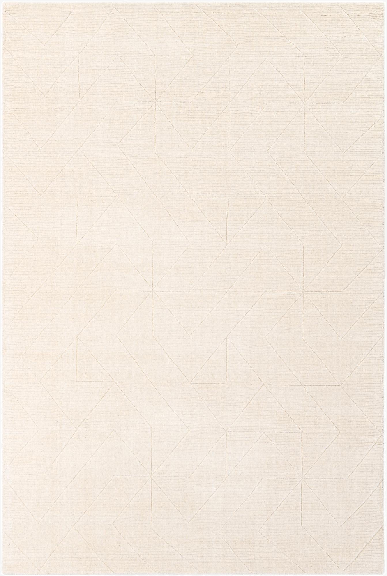  6' 1 x 9' WoolCraft Geometric Rug