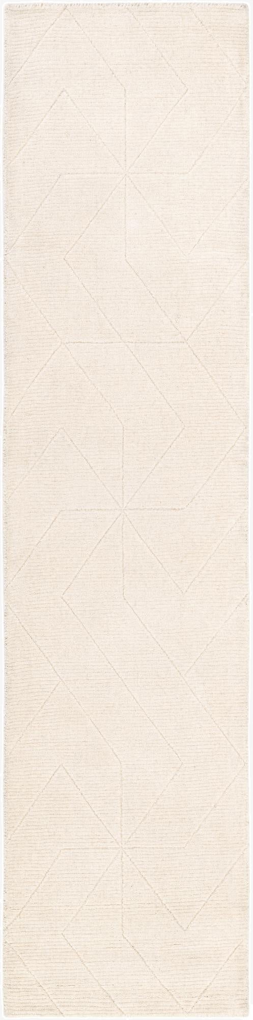  2' x 8' WoolCraft Geometric Runner Rug