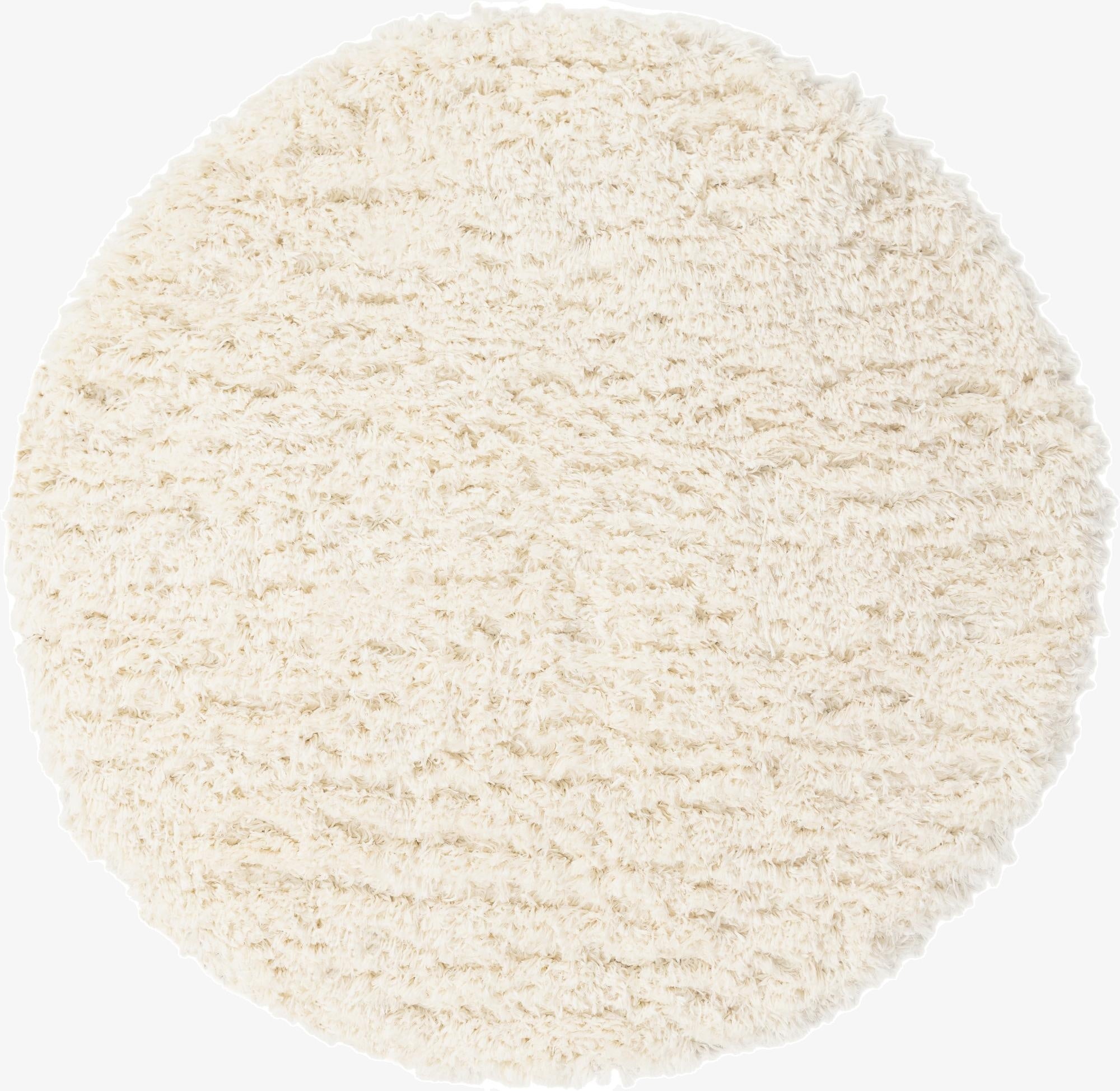  5' x 5' Infinity Shag Round Rug