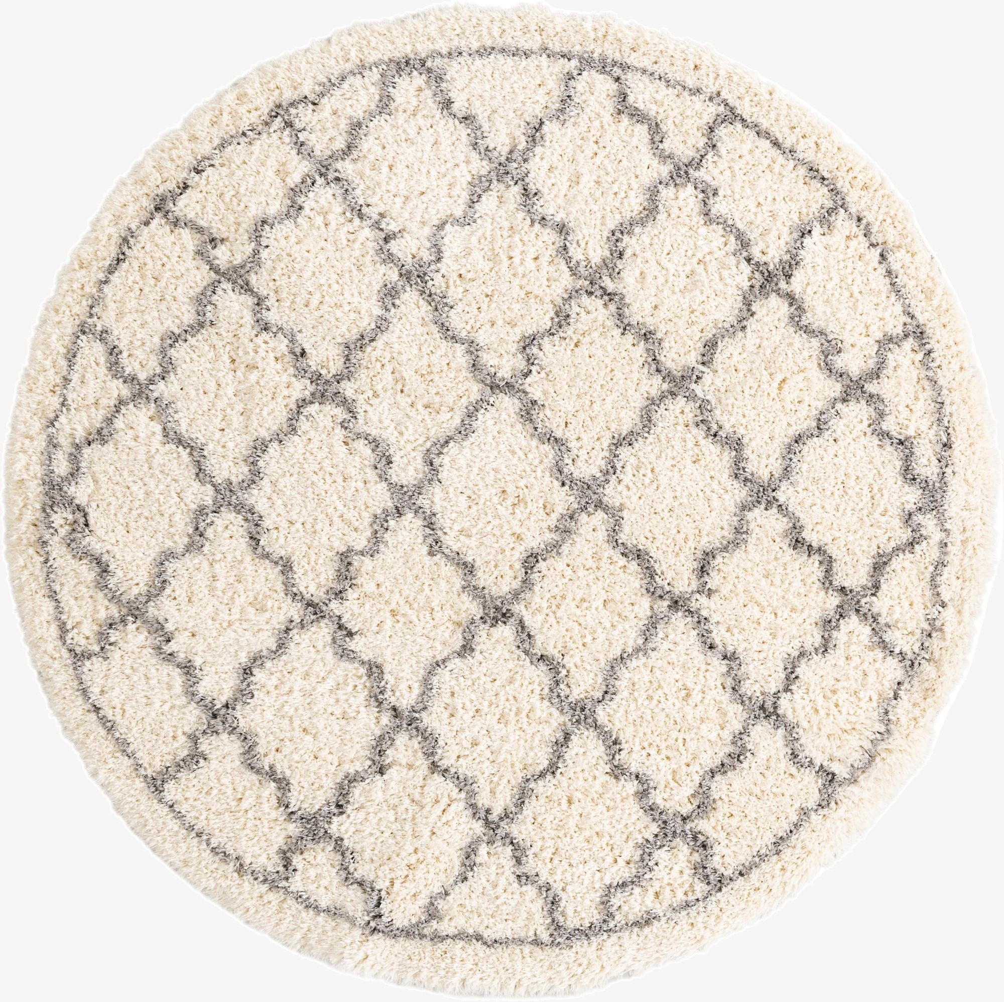  8' x 8' Infinity Shag Round Rug