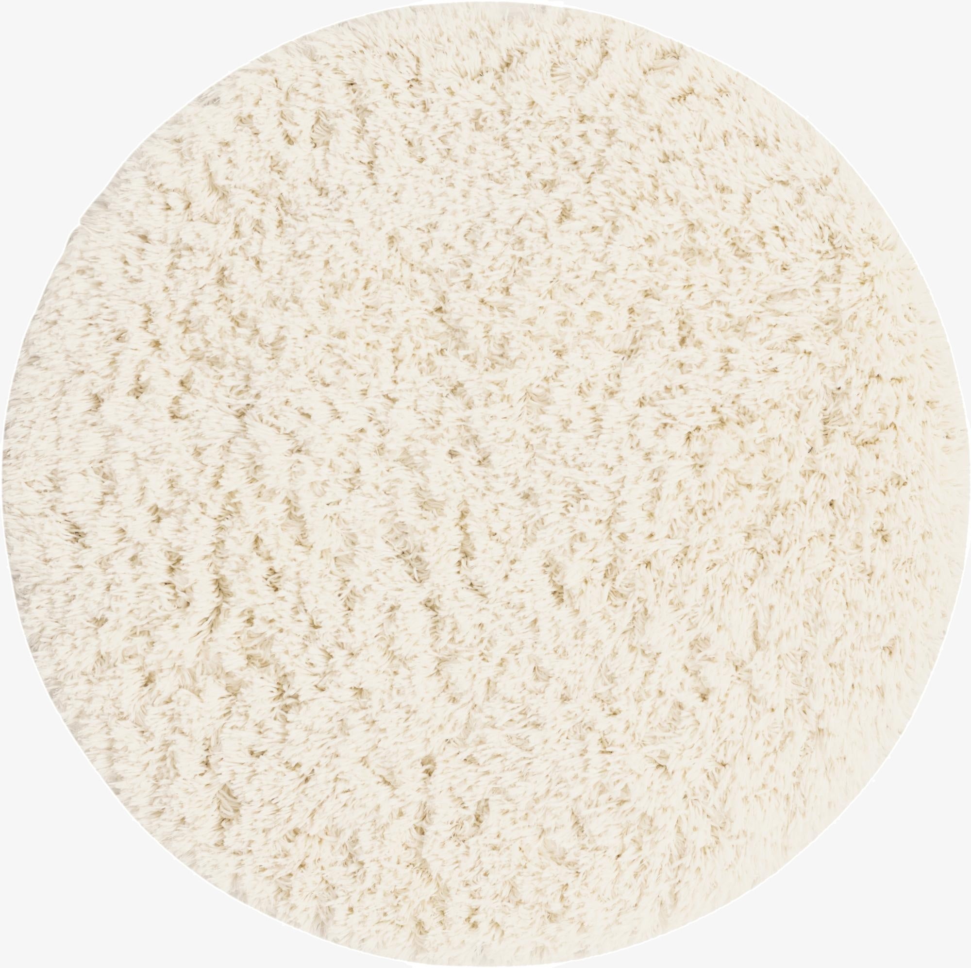  4' x 4' Infinity Shag Round Rug