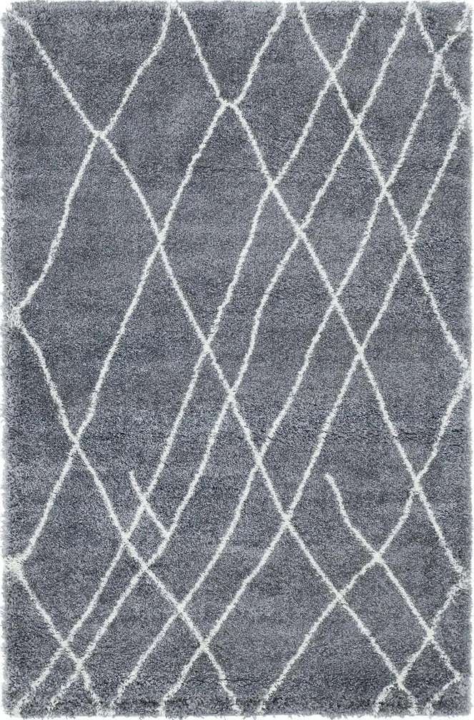 Pebble Gray 5' x 8' Soft Touch Shag Rug | Rugs.com