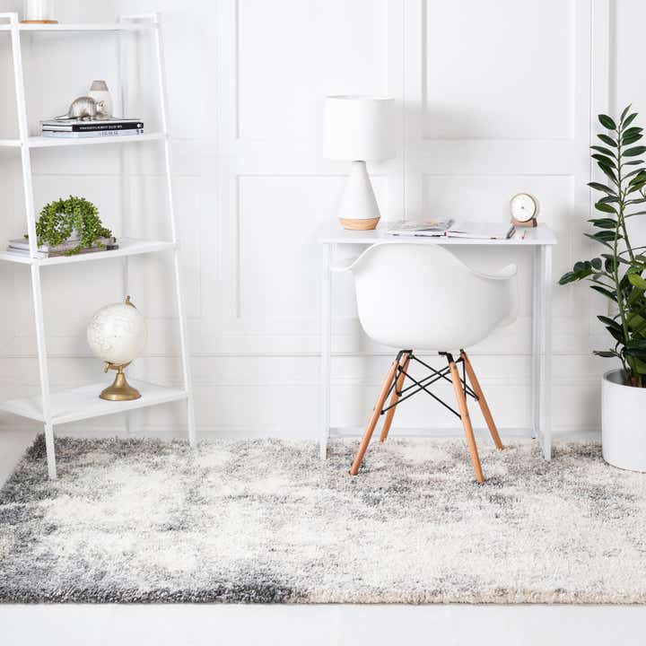 Pebble Gray 9' x 12' Soft Touch Shag Rug | Rugs.com