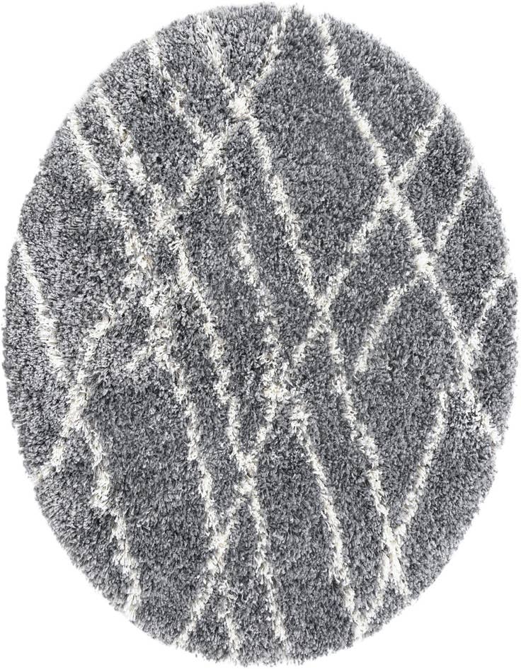 Detail image of  5' 3 x 5' 3 Soft Touch Shag Round Rug