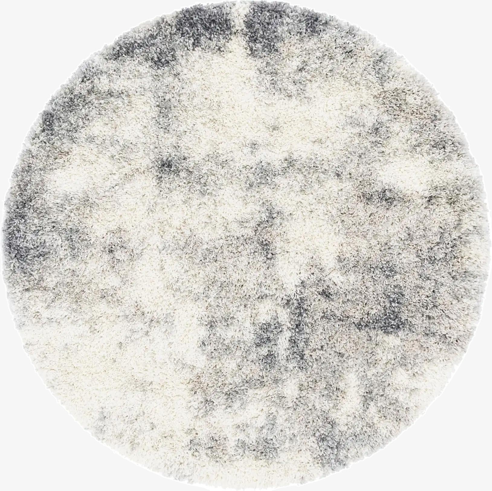  4' x 4' Soft Touch Shag Round Rug