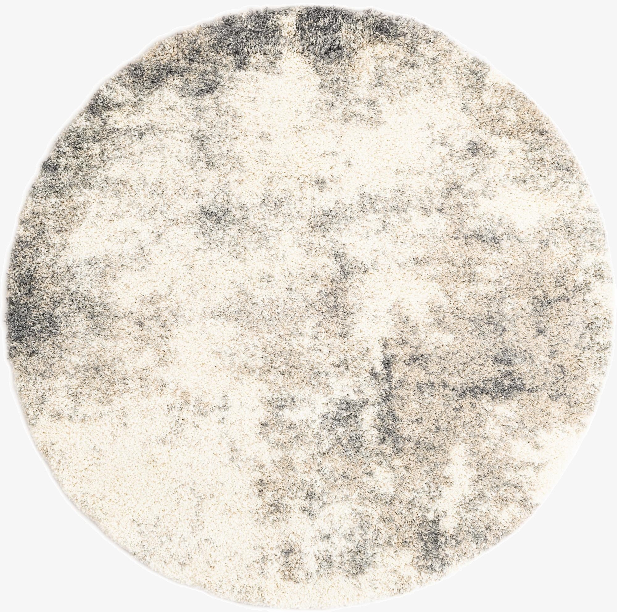  6' x 6' Soft Touch Shag Round Rug