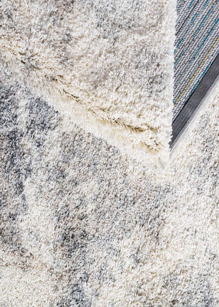Pebble Gray 7' 10 x 7' 10 Soft Touch Shag Square Rug | Rugs.com