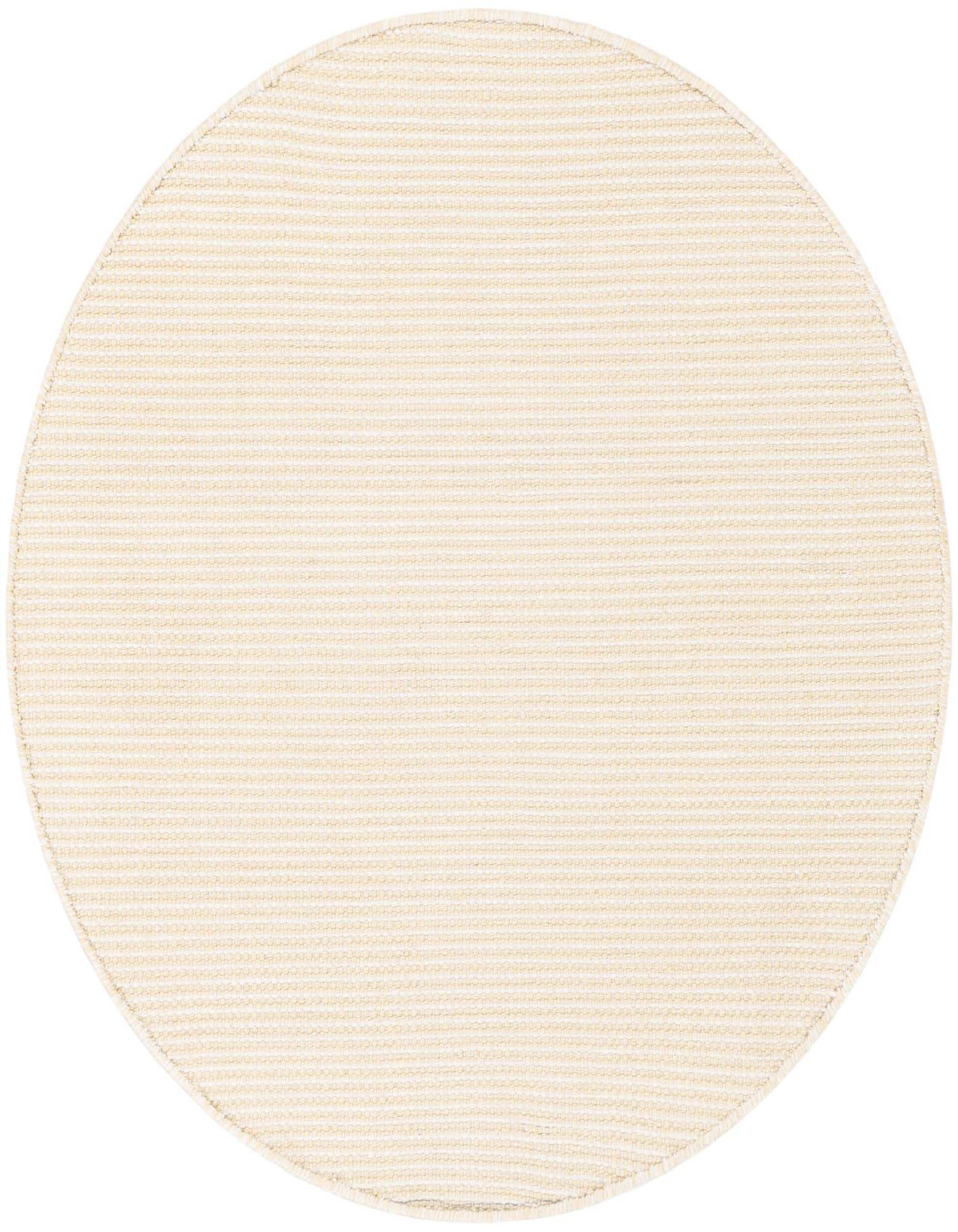 A 3' 3 round Jill Zarin Palm Springs Outdoor rug in a pebble stones color, featuring a modern flatweave texture.