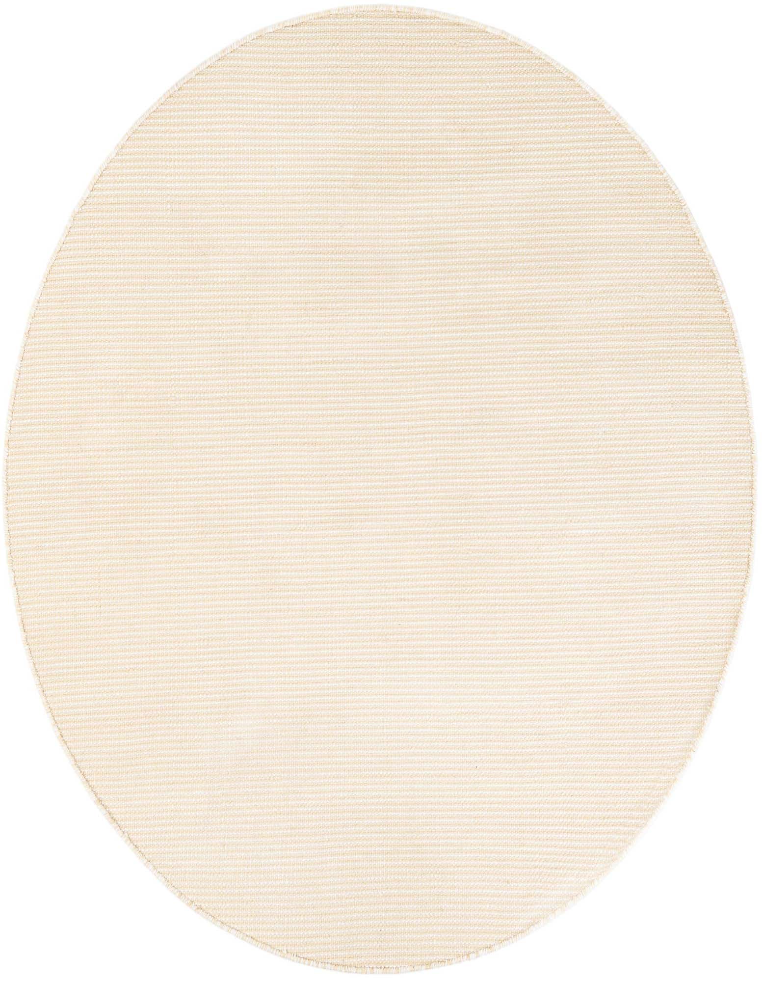 A 5' 1 x 5' 1 round Pebble Stones modern rug, suitable for indoor/outdoor use, with a textured flatweave.