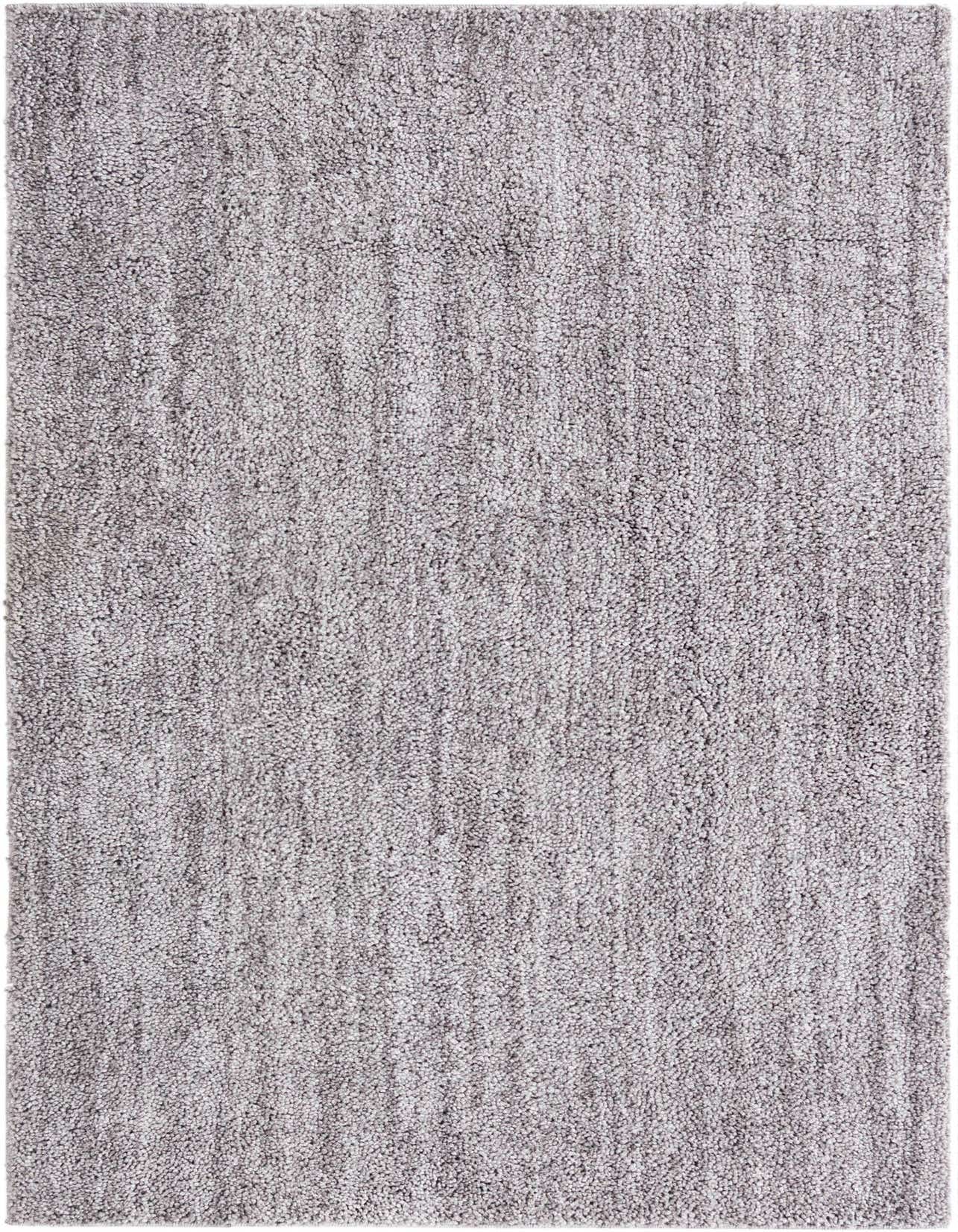 A rectangular 3x5 gray shag area rug with a textured, solid modern design, perfect for indoor spaces.