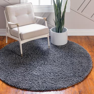  6' x 6' Zermatt Shag Round Rug