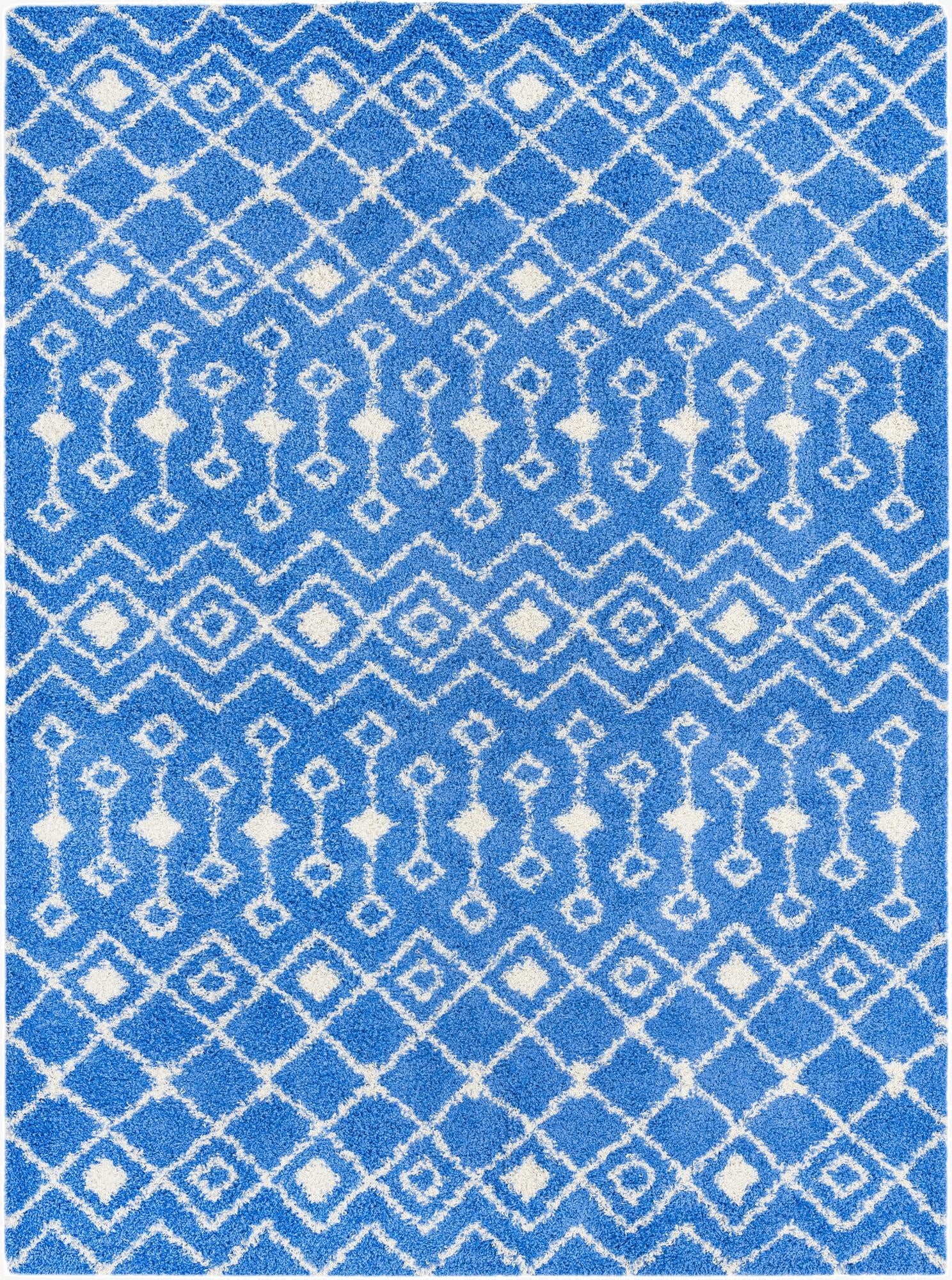  10' 8 x 14' Moroccan Trellis Shag Rug