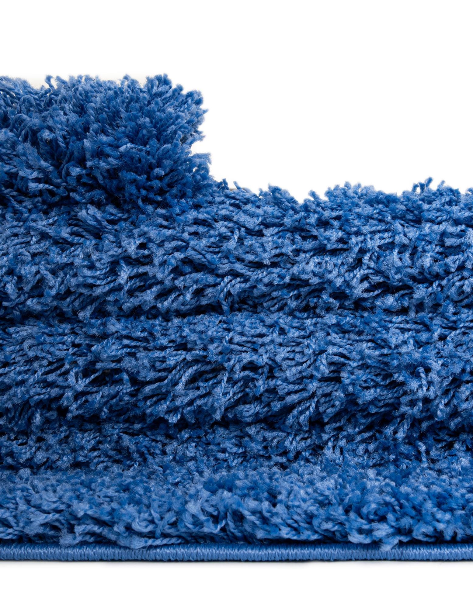 Periwinkle Blue 9' x 12' Solid Shag Rug | Rugs.com