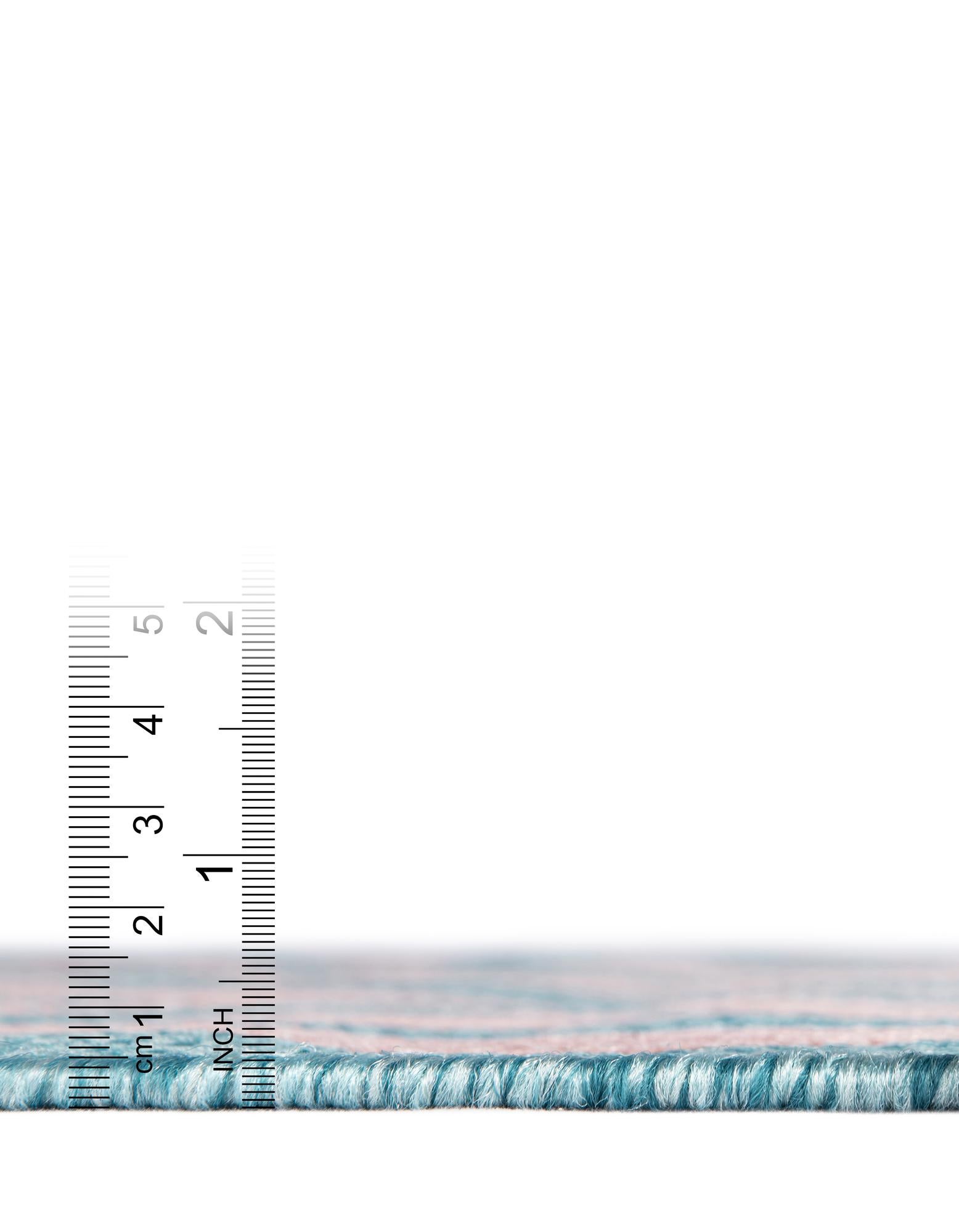 Pink and Aqua 7' 10 x 10' Jill Zarin Napa Indoor / Outdoor Oval Rug