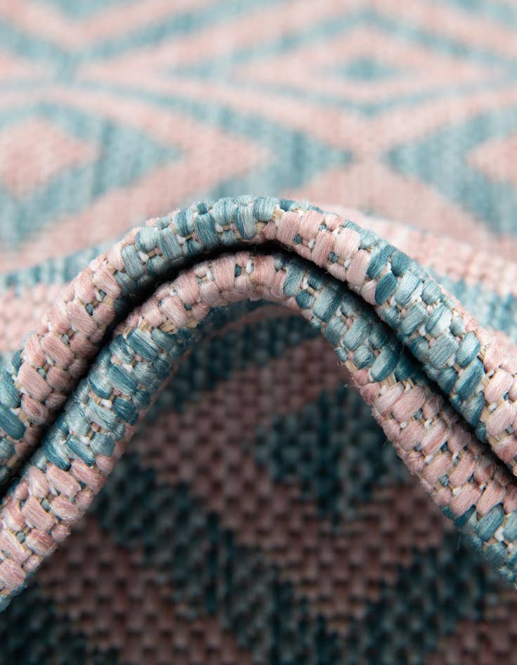 Detail image of  7' 10 x 10'  Washable Jill Zarin Costa Rica Indoor / Outdoor Oval Rug