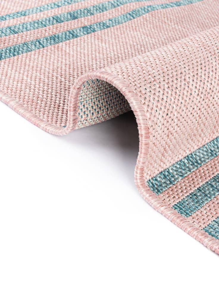 Detail image of  7' 10 x 10'  Washable Jill Zarin Anguilla Indoor / Outdoor Oval Rug