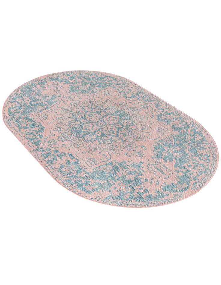 Detail image of  5' 3 x 8'  Washable Jill Zarin Dubai Indoor / Outdoor Oval Rug