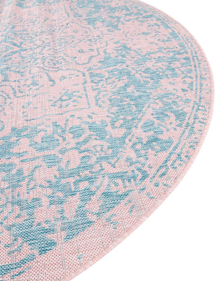 Detail image of  7' 10 x 10'  Washable Jill Zarin Dubai Indoor / Outdoor Oval Rug