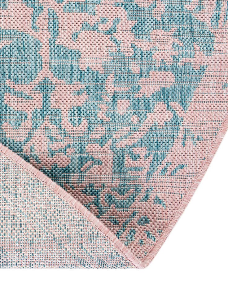 Detail image of  7' 10 x 10'  Washable Jill Zarin Dubai Indoor / Outdoor Oval Rug