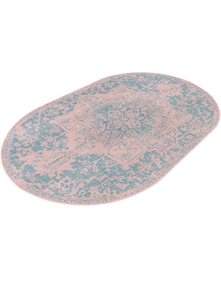Detail image of  5' 3 x 8'  Washable Jill Zarin Dubai Indoor / Outdoor Oval Rug
