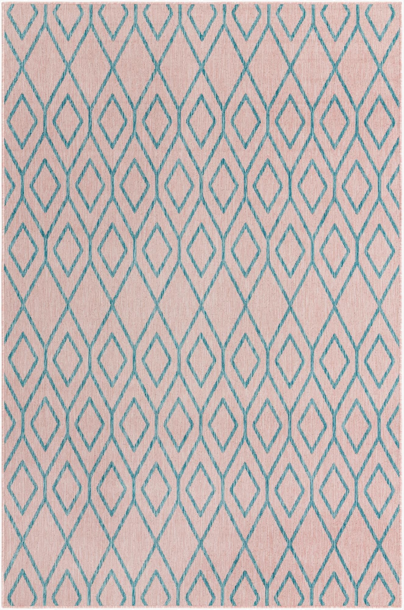  6' x 9'  Washable Jill Zarin Turks and Caicos Indoor / Outdoor Rug