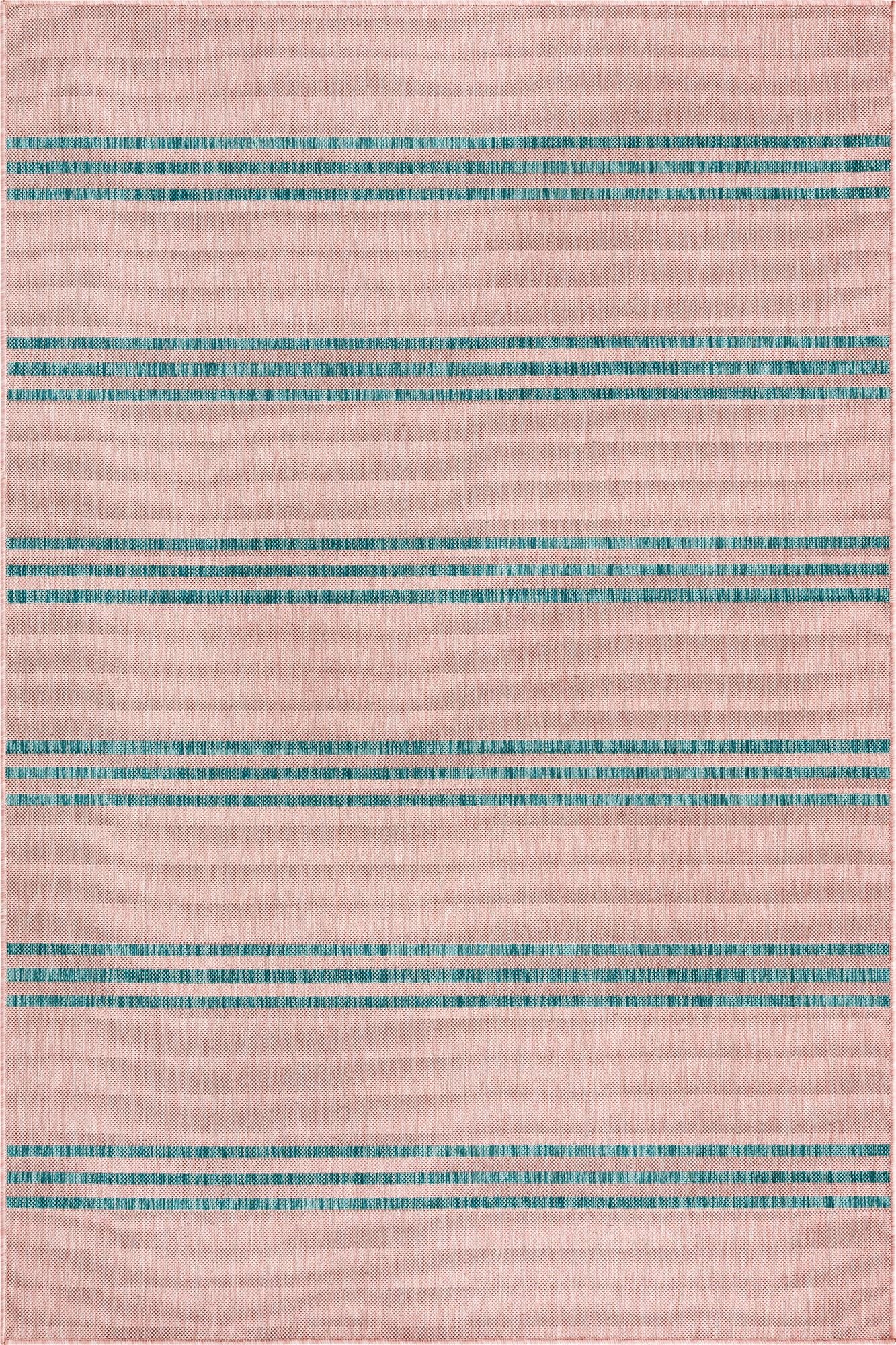  5' 3 x 8'  Washable Jill Zarin Anguilla Indoor / Outdoor Rug