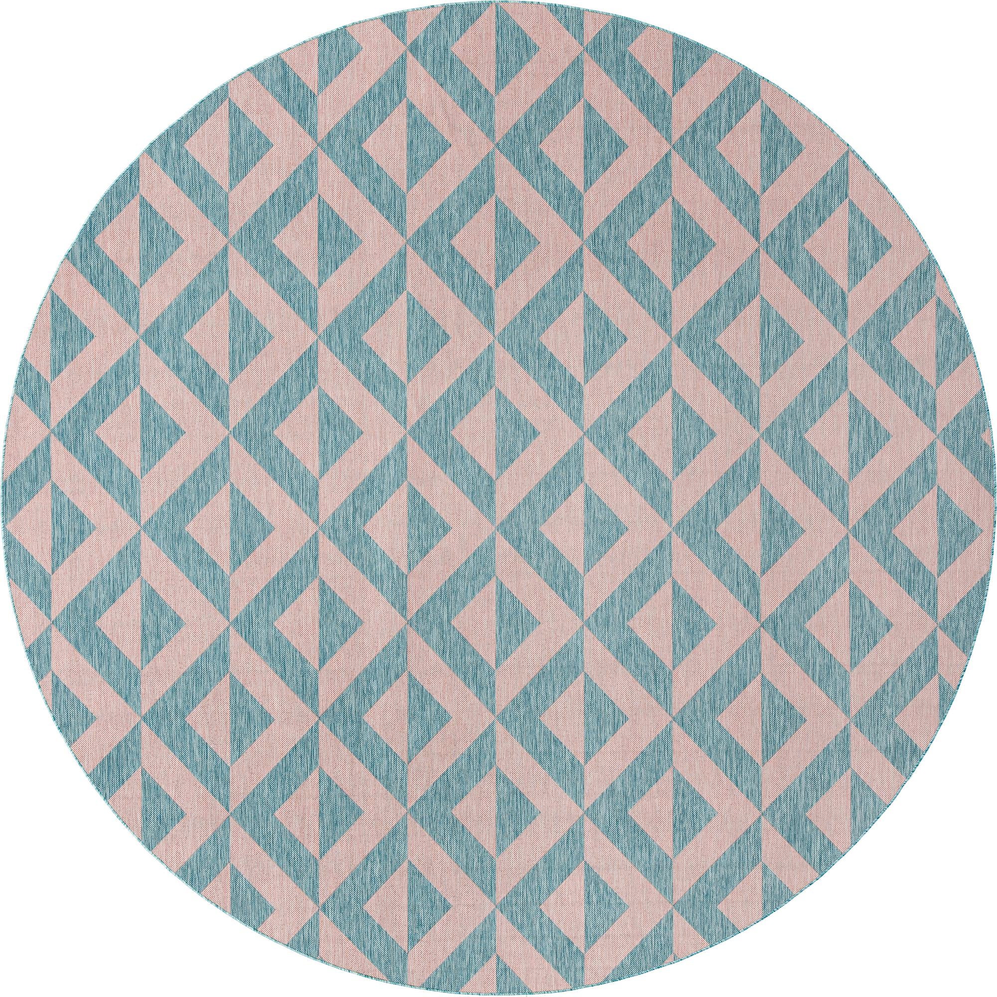Rug Pink and Aqua Swatch link
